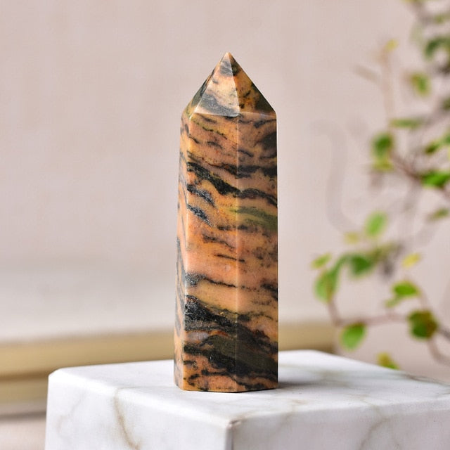 26 Standing Crystal Stone Towers