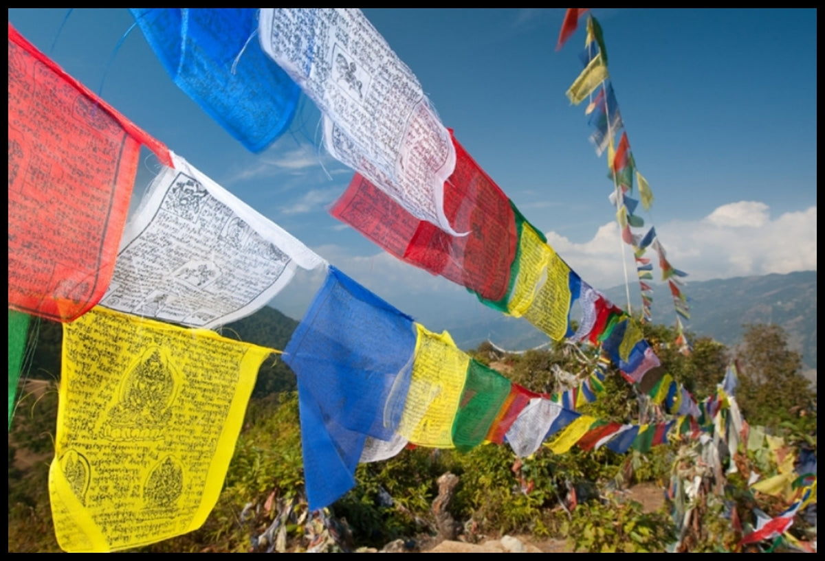Tibetan Buddhist Prayer Flags