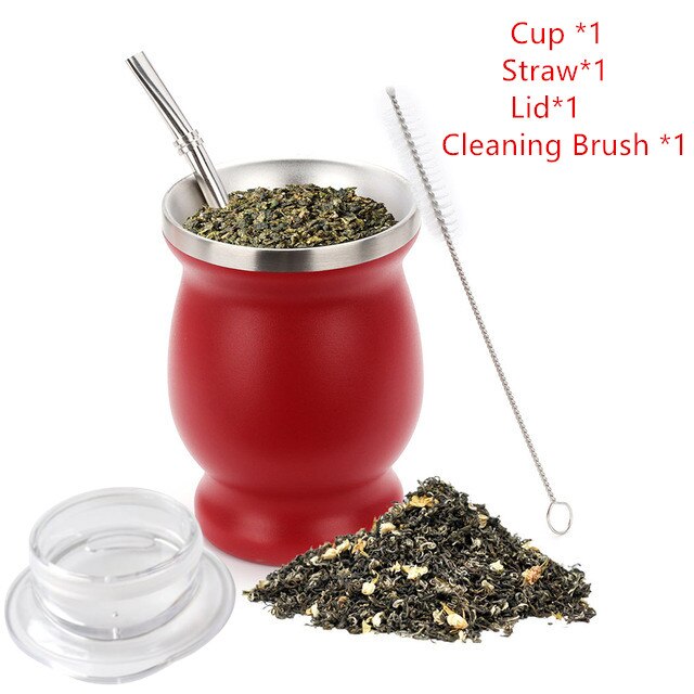 Stainless Steel Yerba Mate Cup Set