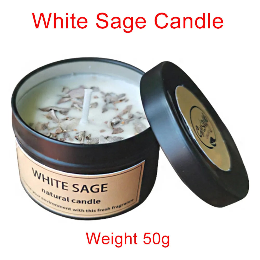 Sage Smudge Stick Bundles and Candles