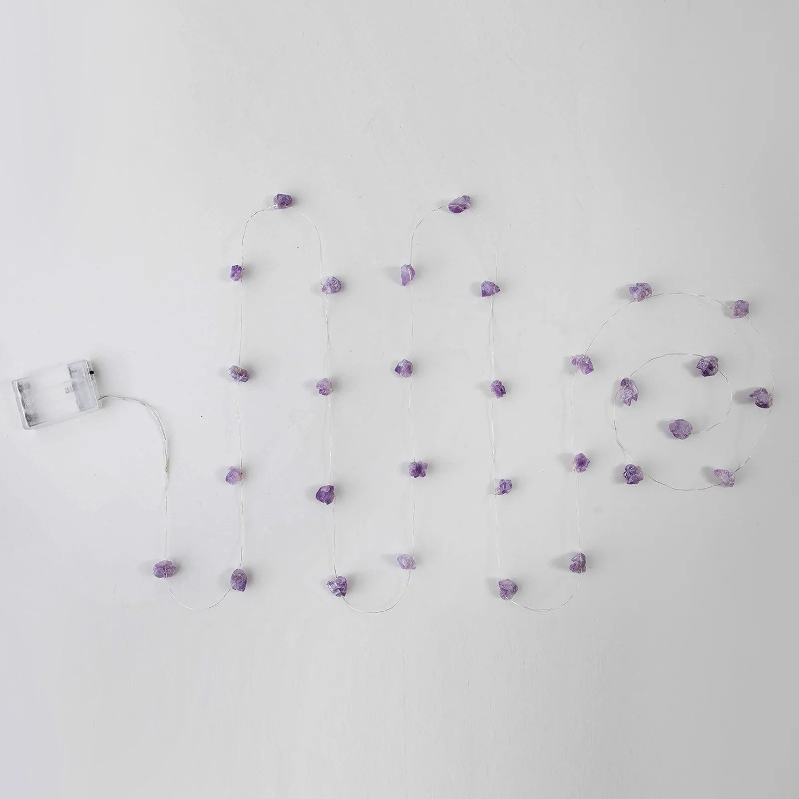 Natural Amethyst Crystal Decorative Fairy Lights - Conscious Shopping