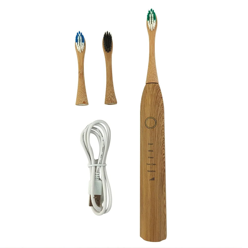 Bamboo Electric Charcoal Toothbrush - Conscious Shopping