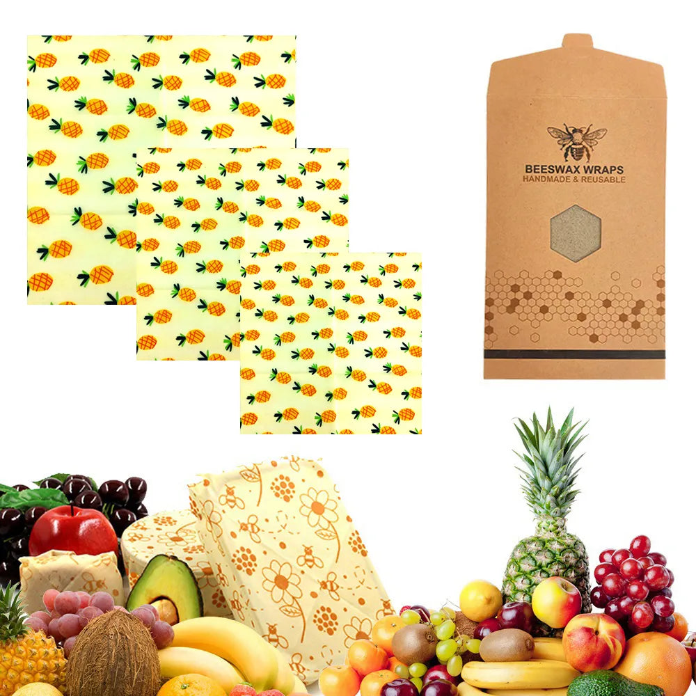 BeeWrap - Sustainable Organic Beeswax Wraps for Food Storage - Conscious Shopping