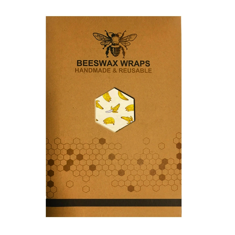 BeeWrap - Sustainable Organic Beeswax Wraps for Food Storage - Bananas - Conscious Shopping