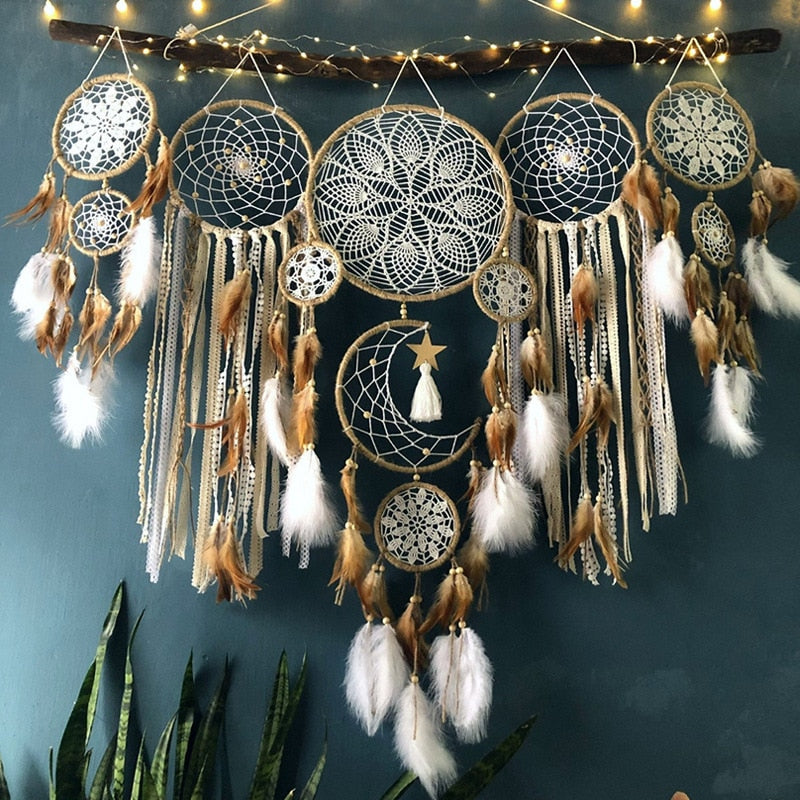 5-Piece Set of Handmade Dream Catchers